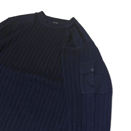 【USED】00's Eddie Bauer Legend Field Sweater NAVY