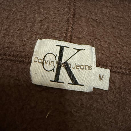 【USED】90's CK Calvin Klein Jeans GARMENT DYE SWEAT PARKA