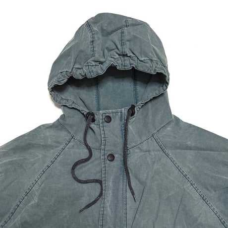【USED】90's Columbia VINTAGE COTTON HOODED JACKET FADE GREEN