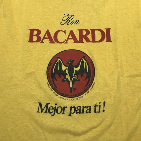 【USED】80'S BACARDI T-SHIRT