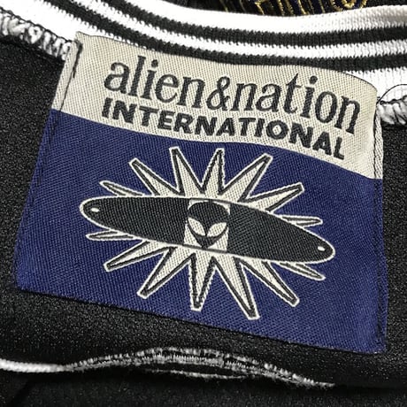 【USED】90'S ALIEN & NATION FOOTBALL T-SHIRT