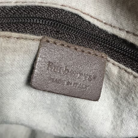 【USED】VINTAGE BURBERRYS MINI BOSTON BAG