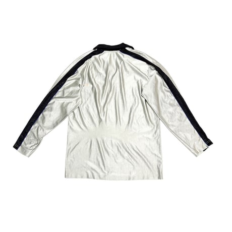 【USED】90's STREET CULTURE ALIEN L/S GAME SHIRT SILVER