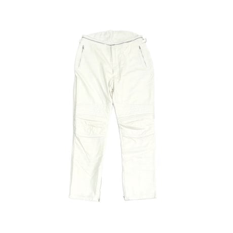 【DEAD STOCK】HELMUT LANG 1998 AW WHITE MOLESKIN ASTRO BIKER PANTS