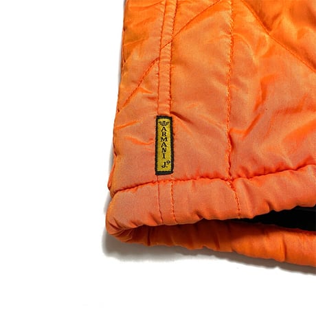 【USED】90'S ARMANI JEANS OVERSIZED QUILTED JACKET