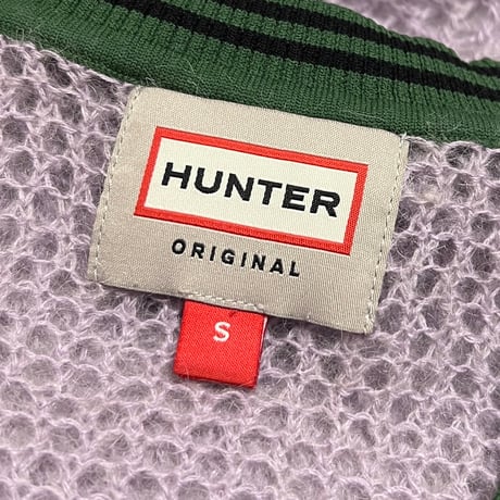 【USED】00's HUNTER MOHAIR KNIT LONG VEST
