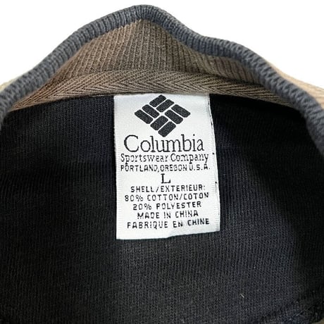 【USED】90'S COLUMBIA EMBROIDERY LOGO SWEATSHIRT