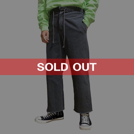 【USED】00'S DIRK SCHONBERGER CUT OFF DENIM JEANS