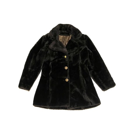 【USED】80'S FAUX FUR JACKET COAT