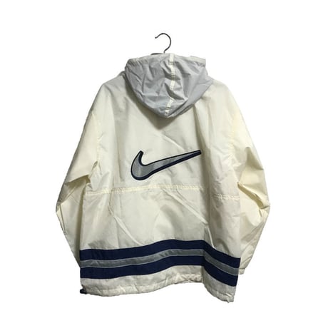 【USED】90'S NIKE NYLON ANOLAK OFF WHITE