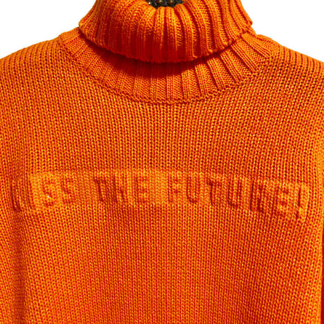 【DEAD STOCK】90'S W&LT JEANS HI-NECK SWEATER