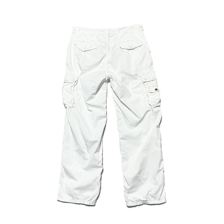 【USED】90'S-00'S POLO BY RALPH LAUREN CARGO PANTS WHITE 33/30