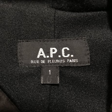 【USED】00'S A.P.C COTTON ZIP-UP HOODIE