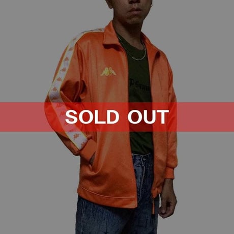 【USED】KAPPA TRACK JACKET ORANGE