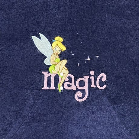 【USED】90'S-00'S DISNEY LAND PARIS TINKER BELL HOODIE