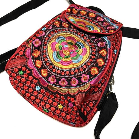 【USED】 90'S-00'S MANDALA FULL EMBROIDERED BACKPACK