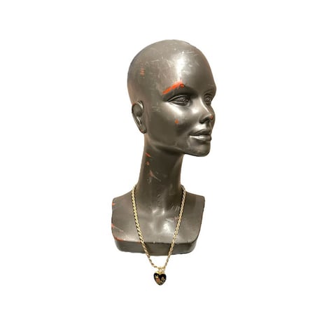 【BOOMBABA BOUTIQUE】Vintage bird and flower inside heart necklace