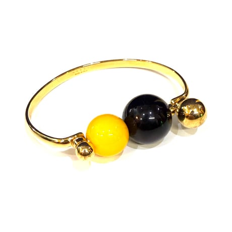 【USED】MARNI Color Ball Gold Bangle