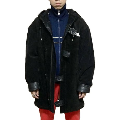 【USED】90'S FILA SUEDE×CORDUROY COAT