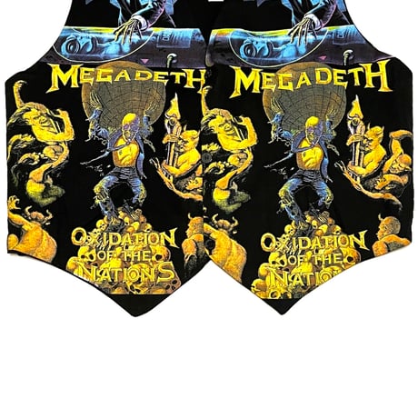 【DEAD STOCK】90's MEGADETH OXIDATION OF THE NATIONS GILET