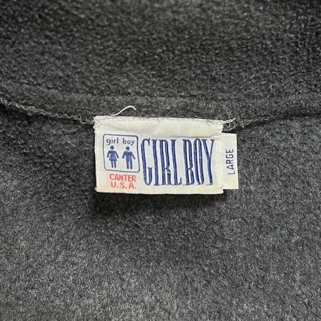 【USED】90'S BOY GIRL SKATEBOARDS KANGAROO POCKET FLEECE TOP