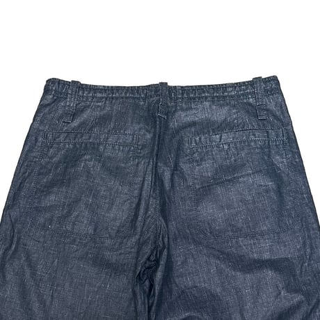 【USED】00's HUGO BOSS Cropped Tech Drawcord Pants