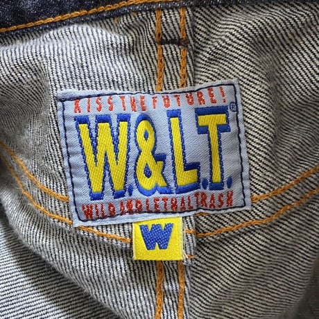 【USED】90'S W.&L.T. MECHANICAL DENIM TROUSERS
