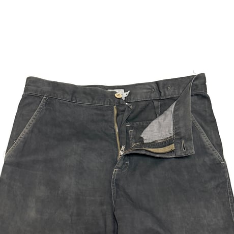 【USED】90's CK Calvin Klein Jeans Black Faded Military Cargo Flight Pants