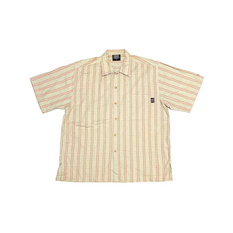 【USED】90's-00's VANS CHECK S/S BUTTON SHIRT
