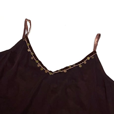 【USED】90's-00's Fashion Studio BOHEMIAN CAMI DRESS