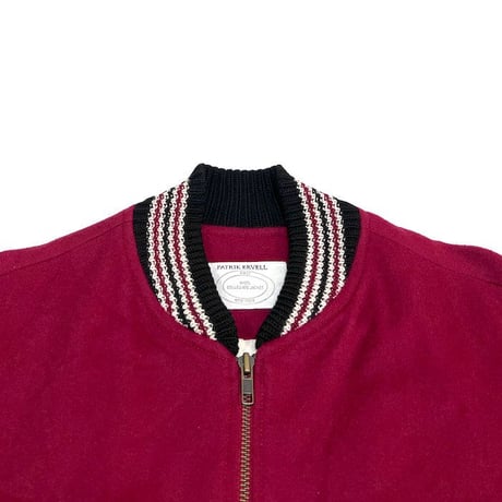【USED】PATRIK ERVELL 2007AW VARSITY JACKET