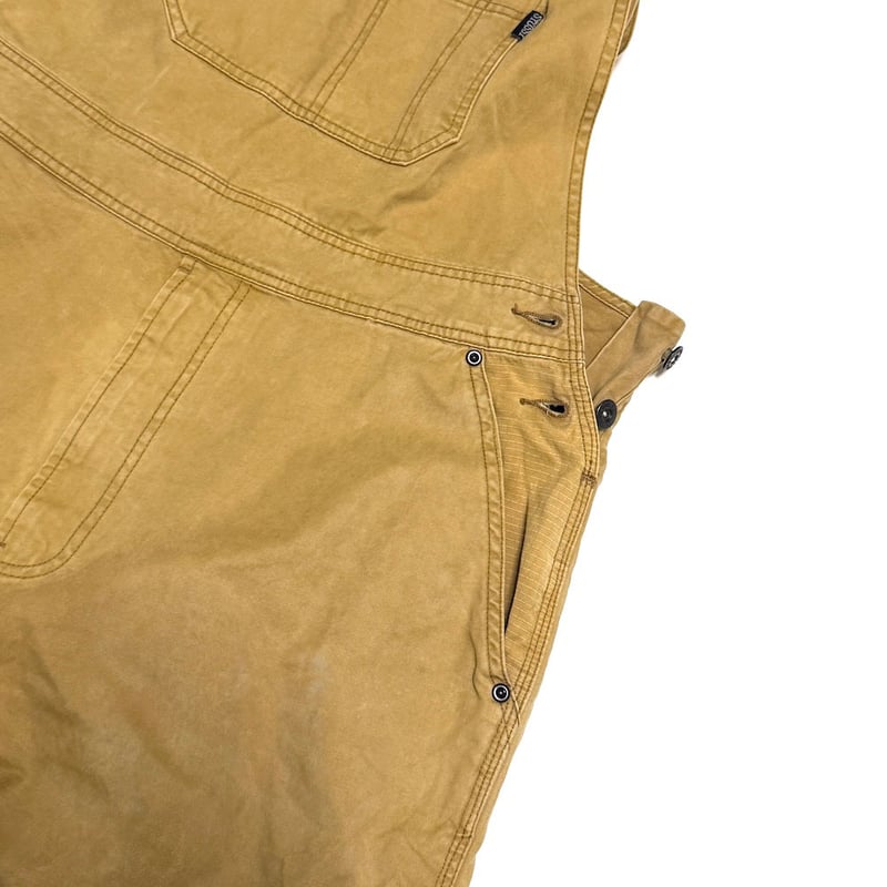 USED】00's STUSSY Double Knee Ripstop Work Over