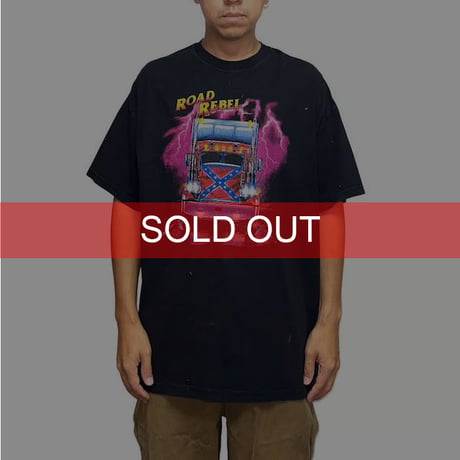 【USED】90'S-00'S ROAD REBEL TRUCK T-SHIRT
