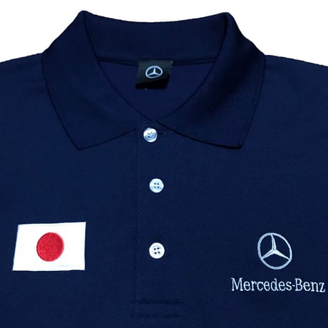 【USED】MERCEDES-BENZ POLO SHIRT WITH JAPAN PATCH