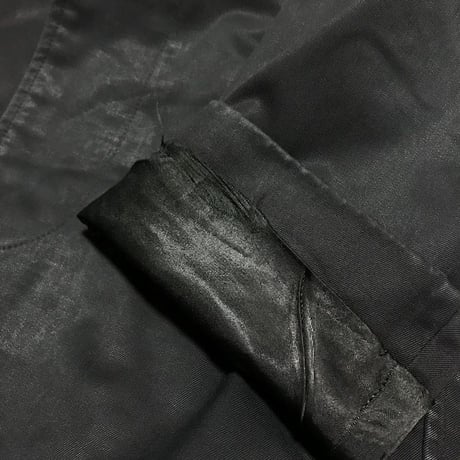 【USED】90'S  BURBERRYS × HARRODS STAND FALL COLLAR COAT BLACK MADE IN ENGLAND