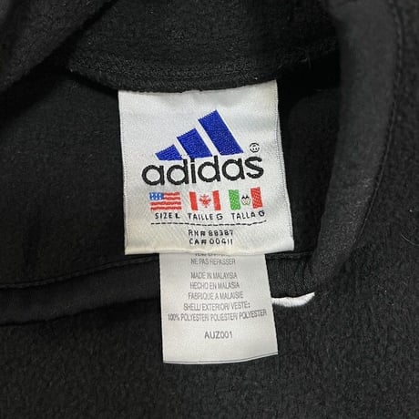 【USED】90'S-00'S ADIDAS PERFORMANCE LOGO HIGH-NECK FLEECE TOP