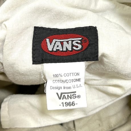 【USED】90'S-00'S OLD VANS SHORTS OFF WHITE