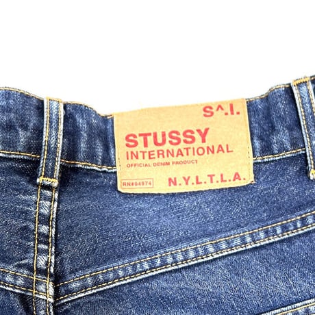 【USED】90'S-00'S STUSSY DENIM PANTS