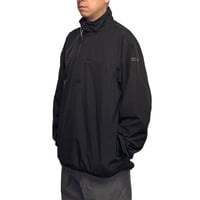 【USED】90's-00's Eddie Bauer SPORT Half-Zip Tech Pullover Jacket Black