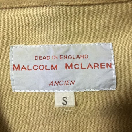 【USED】90'S MALCOM MCLAREN PETER PAN SHIRT