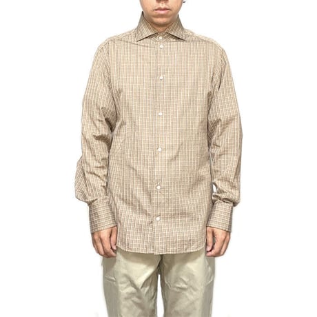 【USED】00'S VIVIENNE WESTWOOD MAN LATTICE CHECK SHIRT