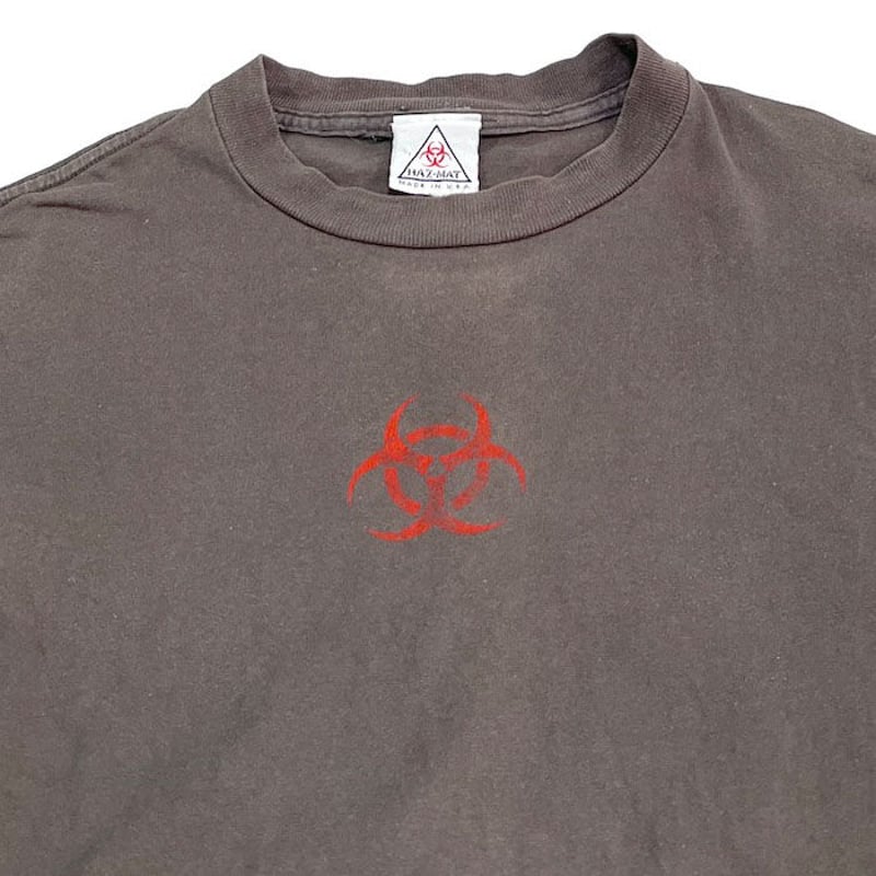 USED】90'S HAZ-MAT BIOHAZARD T-SHIRT | KONBINI