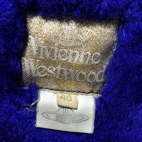 【USED】90'S VIVIENNE WESTWOOD GOLD LABEL MEN'S MOUTON COAT PURPLE