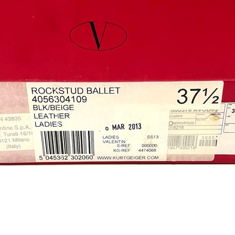【USED】VALENTINO GARAVANI 2013 ROCKSTUD BALLET