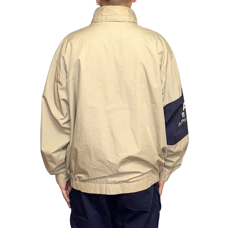 90s CHAPS ウールジャケット　ハーフコート　US古着　Y2K ノームコア 25se15m1.jpg