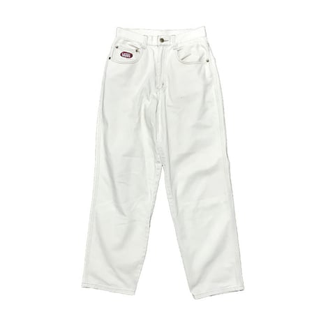 【USED】90'S VANS WHITE DENIM PANTS