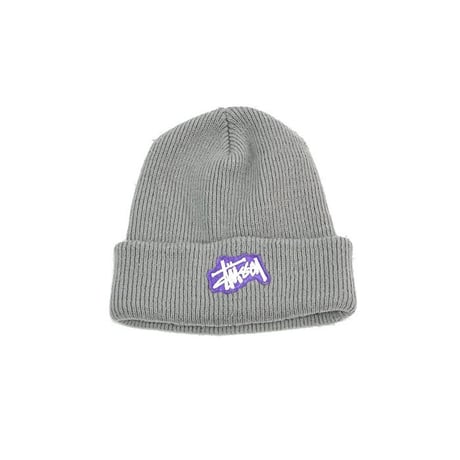 【USED】90'S-00'S STUSSY LOGO KNIT CAP