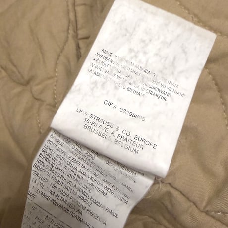 【USED】00's EURO Levi's Red Tab Mods Style Parka / 2way Quilted Liner & Detachable Fur Hood
