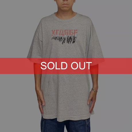 【USED】90's XLARGE RIOT CONTROL Protest Graphic T-shirt