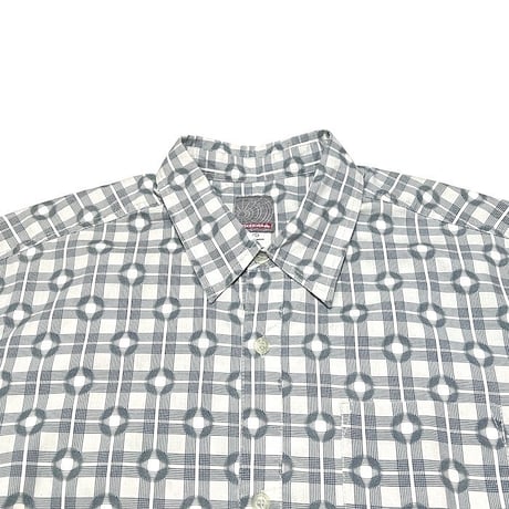 【USED】00'S QUIKSILVER TECHNO S/S SHIRT